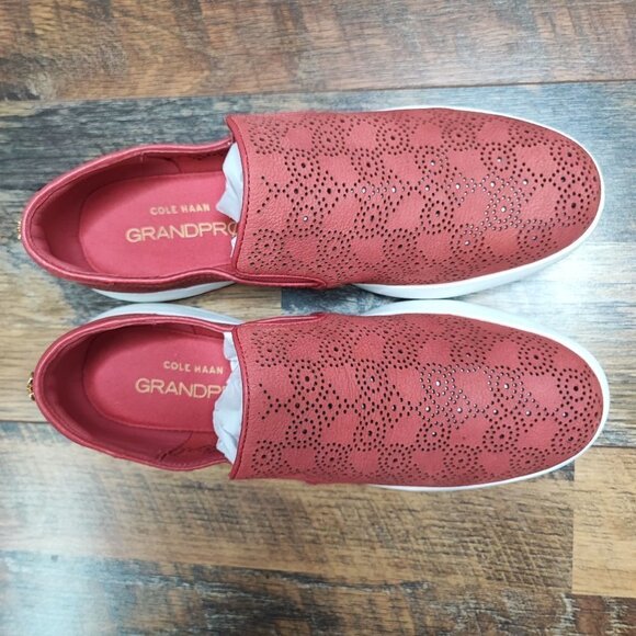 Cole Haan Women's Grand Crosscourt Slip On  Rose Pink Sneakers Size 10B - Picture 4 of 8